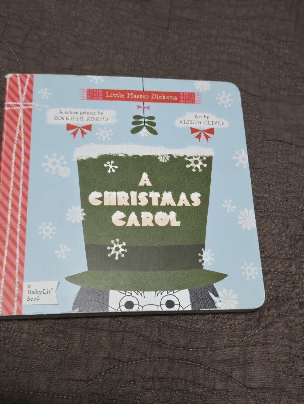 A Christmas Carol: A Babylit Colors Primer -- Jennifer Adams baby board book